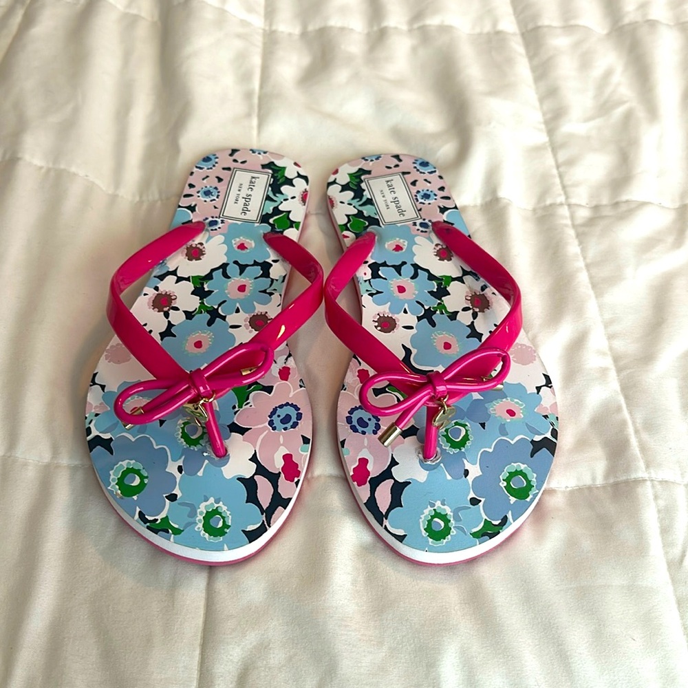 Kate Spade Flip Flops - Size 7-8
